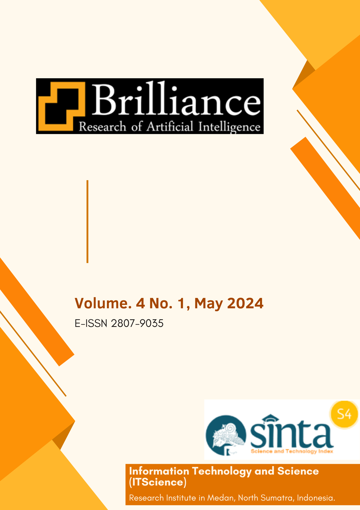 					View Vol. 4 No. 1 (2024): Brilliance: Research of Artificial Intelligence, Article Research May 2024
				