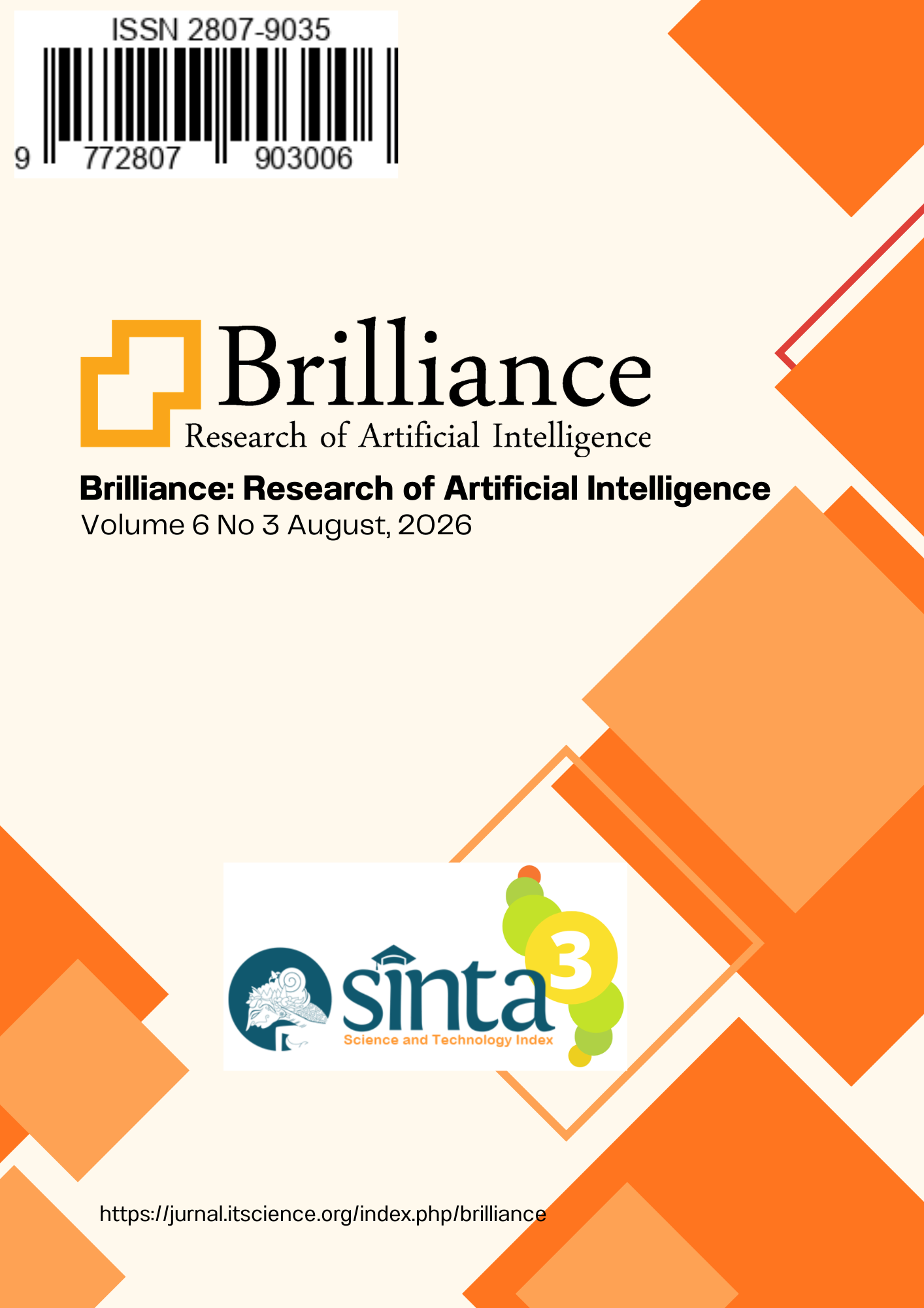 					View Vol. 6 No. 3 (2026): Brilliance: Research of Artificial Intelligence, Article Research August 2026
				